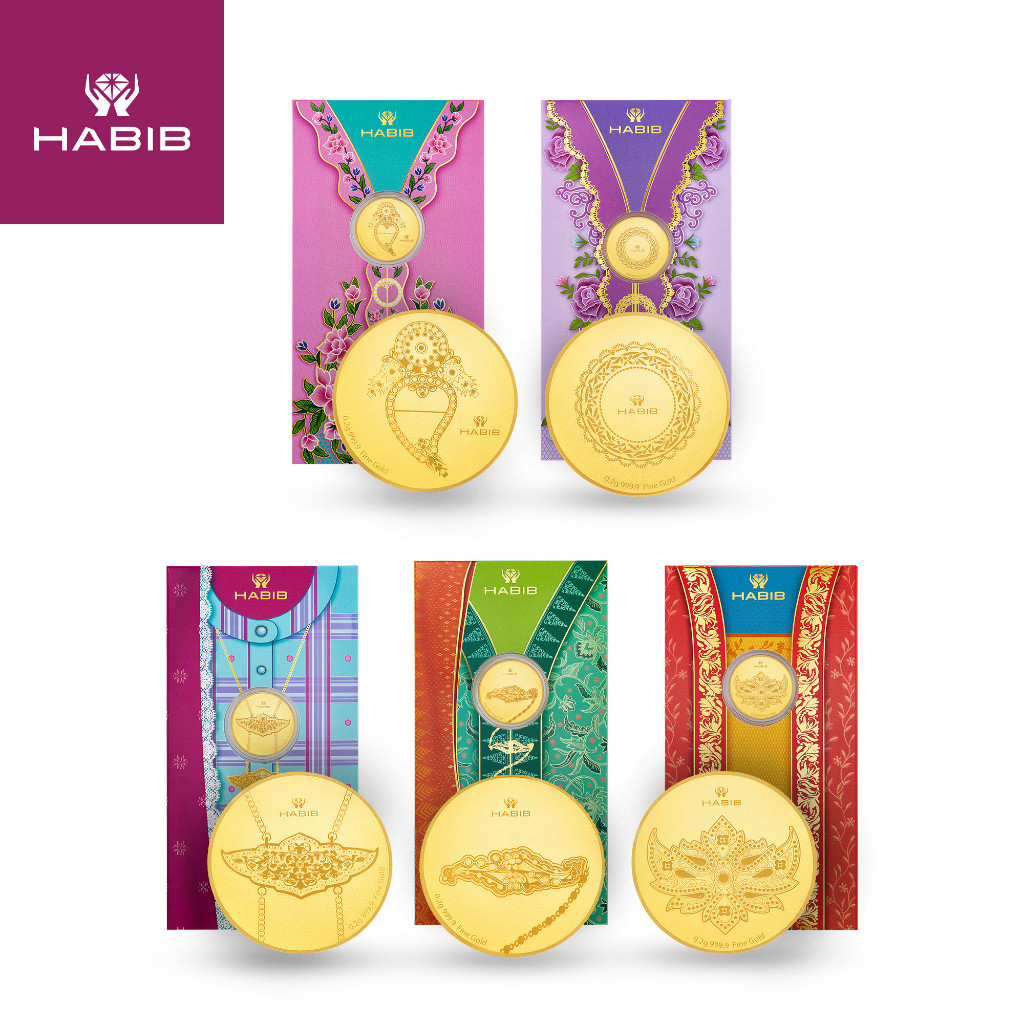 FB8 HABIB Kebaya Collection Gold Wafer Coin 999.9 Gold (0.020G)