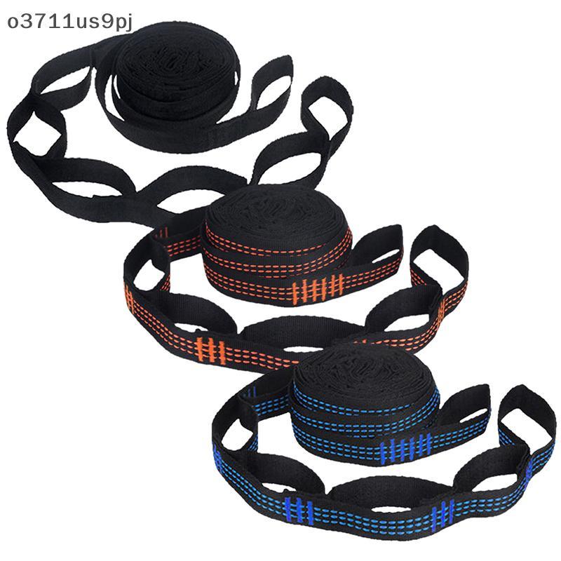 OJ สายรัดเปล2ชิ้นแข็งแรงเป็นพิเศษน้ำหนักเบาเชือกและ600lbs การแตกหักแข็งแรงไม่ยืด