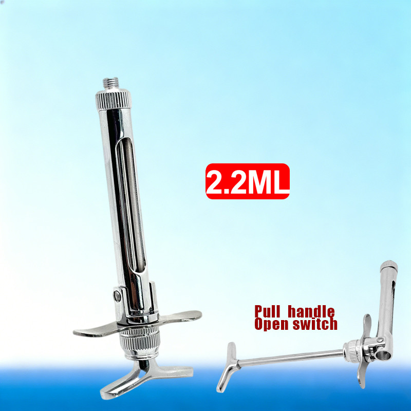 Dental Syringe สแตนเลสเกรดดี กระบอกฉีดยาทันตกรรม 2.2 มล. สำหรับงานผ่าตัดและทำฟัน อุปกรณ์คลินิก