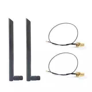 NGFF M2  IPEX4 TO SMA เสารู8DB  สายเคเบิ้ล Ipex4 To Sma 2 ชิ้นสําหรับเสาอากาศ M.2 Wifi