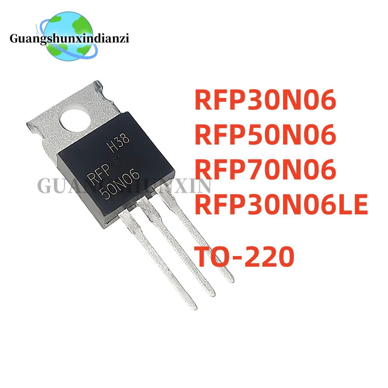 5PCS RFP30N06 RFP50N06 RFP70N06 RFP30N06LE TO-220 MOS ทรานซิสเตอร์ภาคสนาม-เอฟเฟกต์