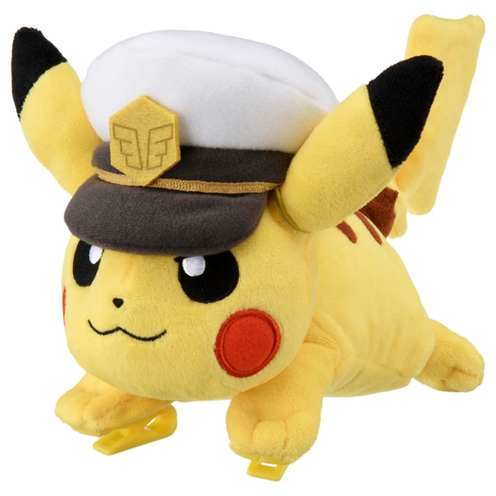TAKARA TOMY Pokemon Plush Toy: Captain Pikachu