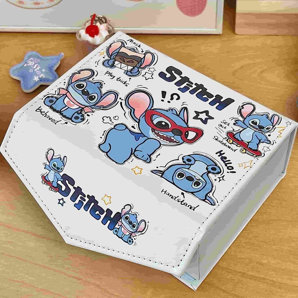 ชุดผู้ถือบัตรแม่เหล็ก ปู่ น่ารัก - สุนทรียศาสตร์สีพาสเทลพร้อมฝาปิดกันฝุ่นสําหรับเครื่องเขียนและสมุด‌
