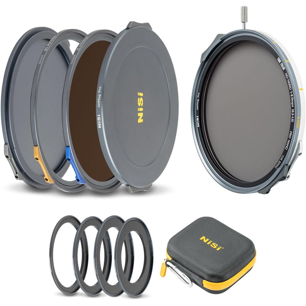 Nisi JetMag Pro 82MAG True Color VND 1–5 หยุด Variable ND Filter ชุดกรองแม่เหล็ก