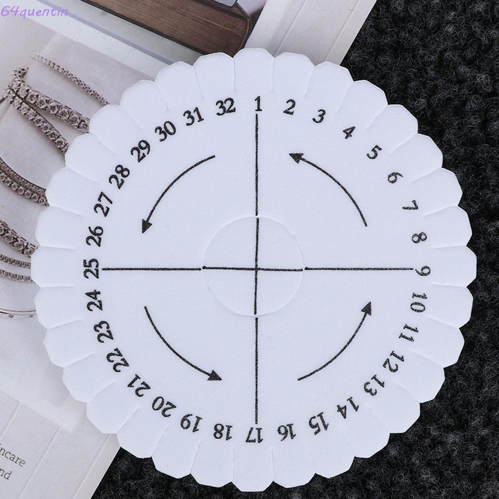 QUENTIN เครื่องมือทําด้วยมือ DIY Braiding Disc/Disk Kumihimo แผ่นถักเครื่องประดับออกแบบ Board