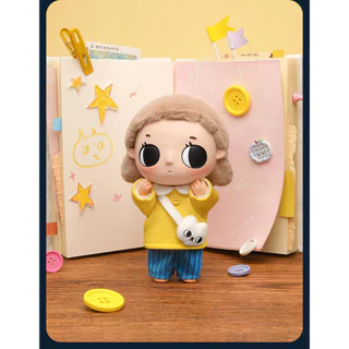 POPMART popmart NYOTA Where Moments Meet ซีรีส์ของเล่นจี้ศิลปะของเล่นของขวัญ