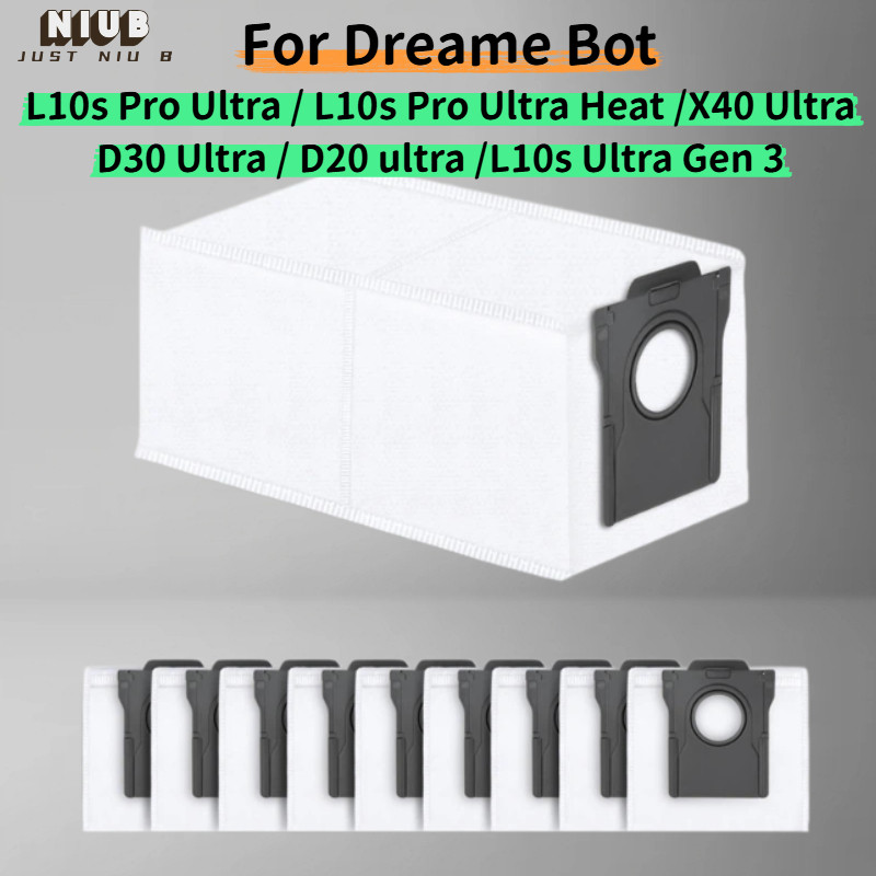 สําหรับ Dreame X60 Max Ultra D30 Ultra L10s Ultra Gen 2 L10s Pro Ultra อะไหล่ถุงเก็บฝุ่น