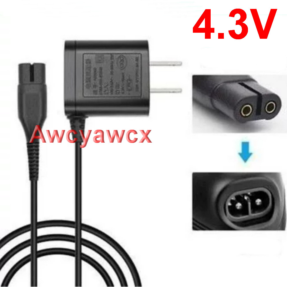 4.3V 0.07A 70mA 2W A00390 A00380 power adapter สําหรับ PHILIPS 2.4V 2.5W 1.2V 1.5W Norelco เครื่องโก