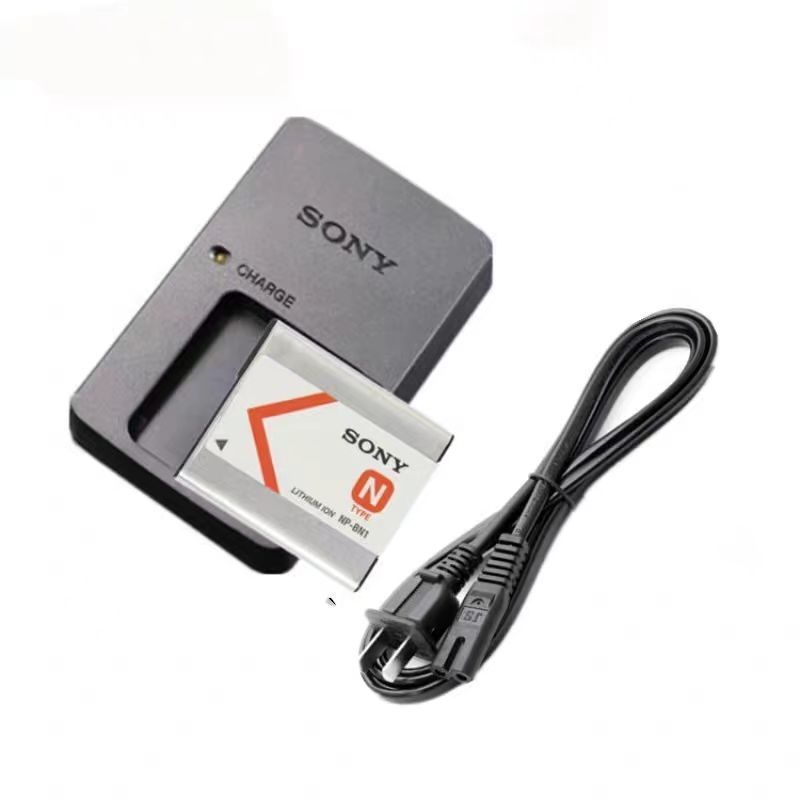(COD) Sony DSC-WX7 WX9 WX5 W350 W520 W530 W570 แบตเตอรี่กล้อง + เครื่องชาร์จ NP-BN1