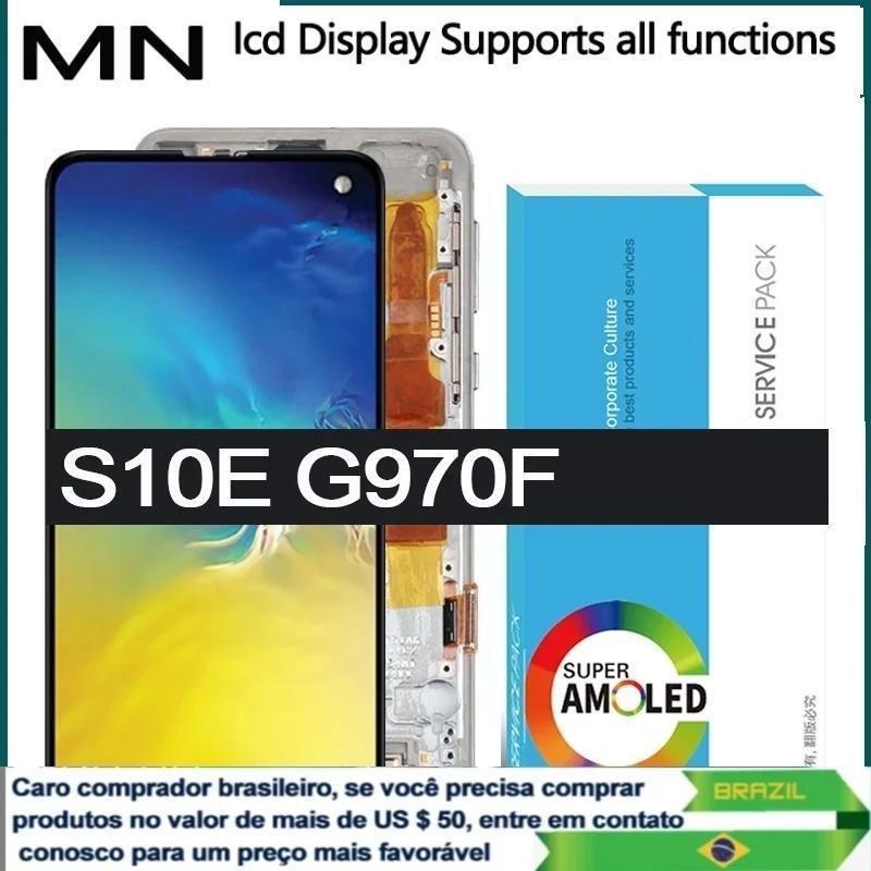 จอแสดงผลหน้าจอสัมผัส Super AMOLED สําหรับ Samsung S10e, G970F, SM-G970F, SM-G970U, SM-G970W, 5.8"