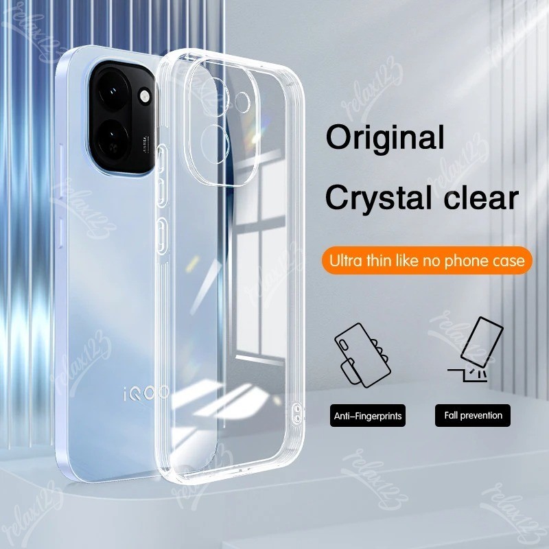 สําหรับ iQOO Z11 Z11x 5G บางโปร่งใสเคสโทรศัพท์สําหรับ Vivo iQOO Z11 Turbo iQOOZ11x iqoo z 11 x iQOO 