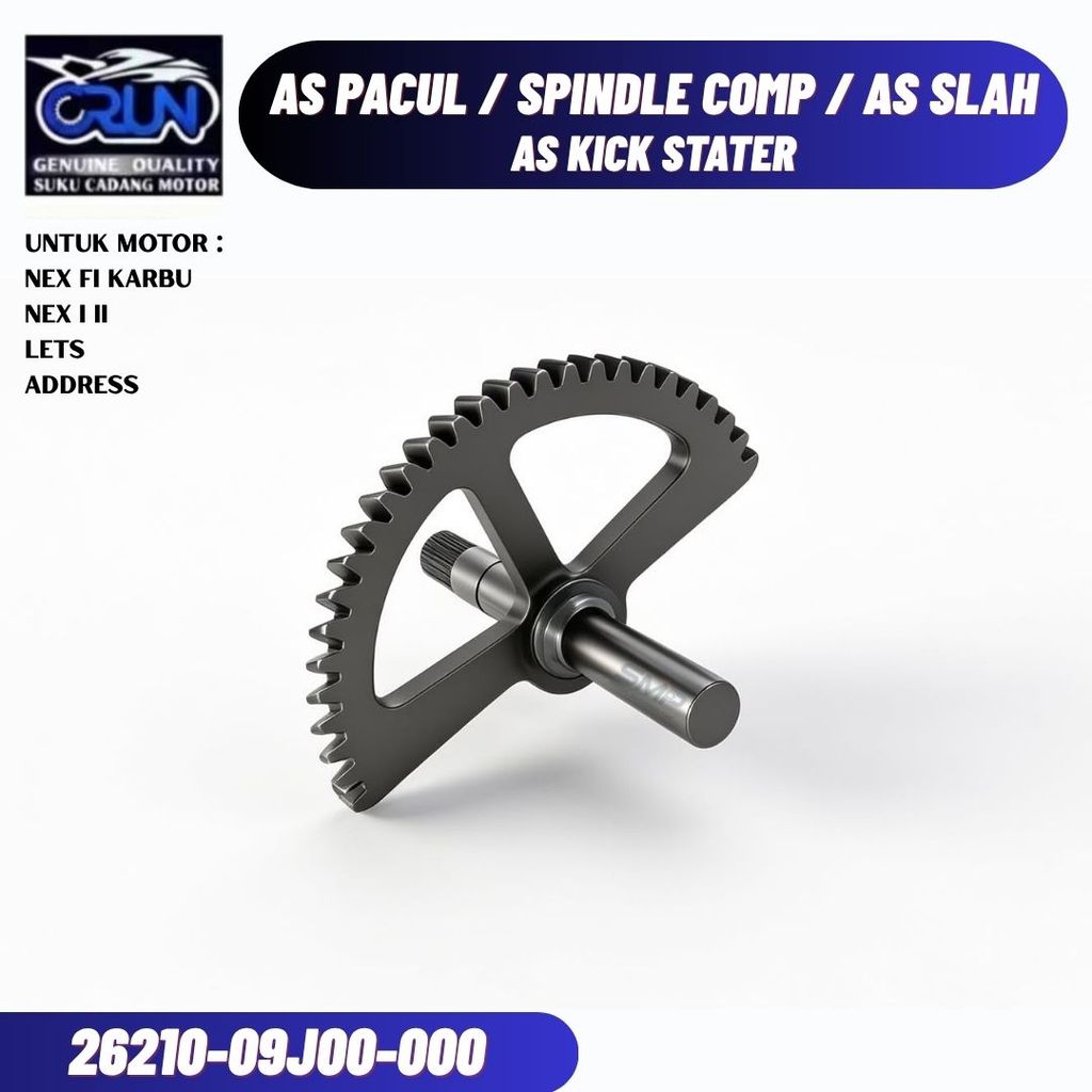 26210-09J0-0-00 As Kick Starter As Slah Pacul Suzuki Nex I II Nex FI Karbu ที่อยู่ Lets Crun