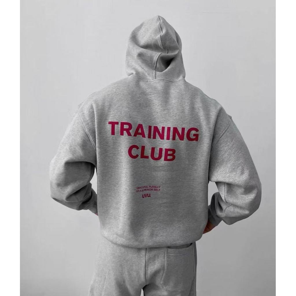 Uvu running เสื้อกันหนาวมีฮู้ดแบบหนาอุ่น