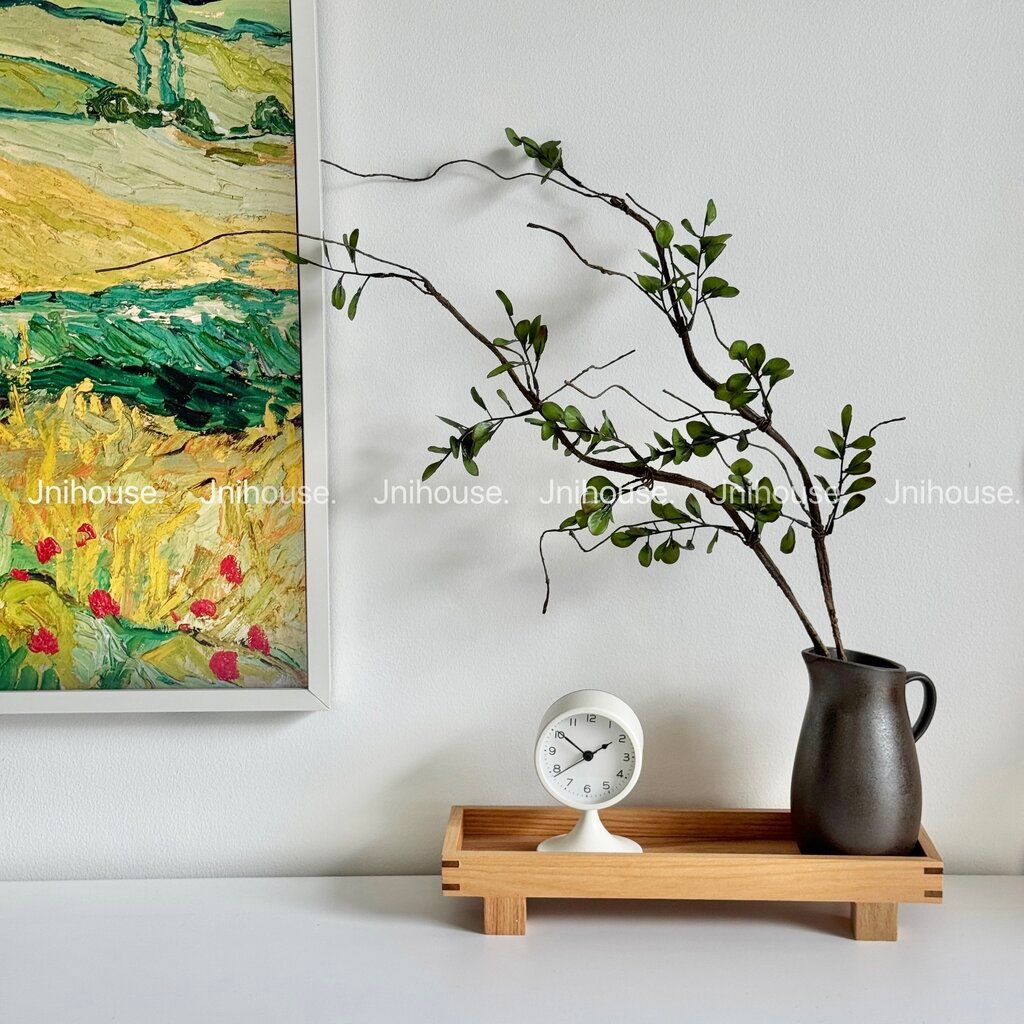 [พร้อมส่ง] Jnihouse : กิ่งไม้ประดิษฐ์สูง 75 cm (มีใบเขียว)