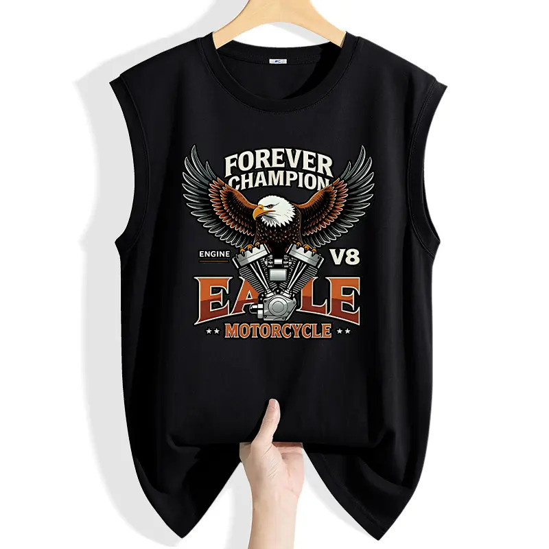 szon shop【พร้อมส่งจากกทม 】เสื้อทีไม่มีแขน ชายส์ เสื้อกล้ามทรงหลวม สไตล์สตรีทเวอร์ ใส่ผสมผสานได้หลากหลาย Man