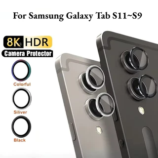 SAMSUNG สําหรับSamsung Galaxy Tab S11 S10 S9 FE Liteอลูมิเนียมเลนส์กล้องแหวนสําหรับGalaxy Tab S11 S10FE + S10FE S9FE S9 S10Liteแท็บเล็ตกระจกนิรภัยกล้องเลนส์Protectorแหวนโลหะผสมหมวก
