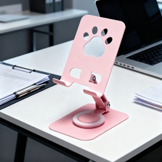 ขาตั้งเดสก์ท็อป 360° หมุนได้ แบบพับได้ สำหรับโทรศัพท์มือถือ …