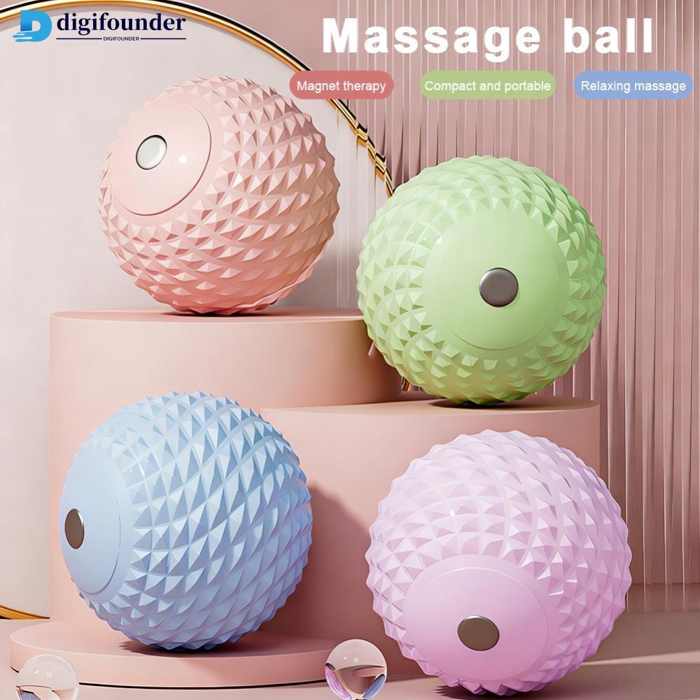 DIGIFOUNDER Magnetic Therapy Myofascial Release Ball บรรเทาคอไหล่เท้าขากล้ามเนื้อผ่อนคลายโยคะฟิตเนส 