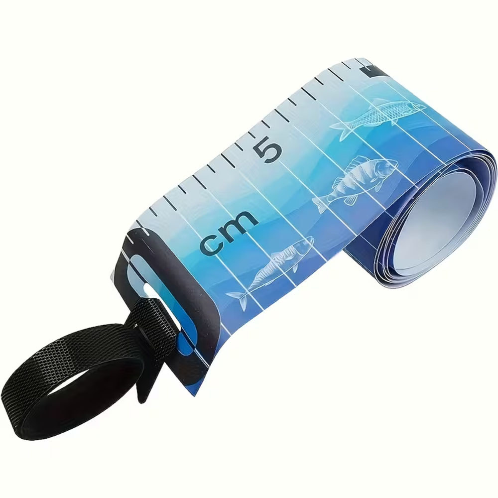 Ruler Fish Measuring Tape Folding Fishing Ruler Roll up Fishing Tape Measure with Storage Strap Wate