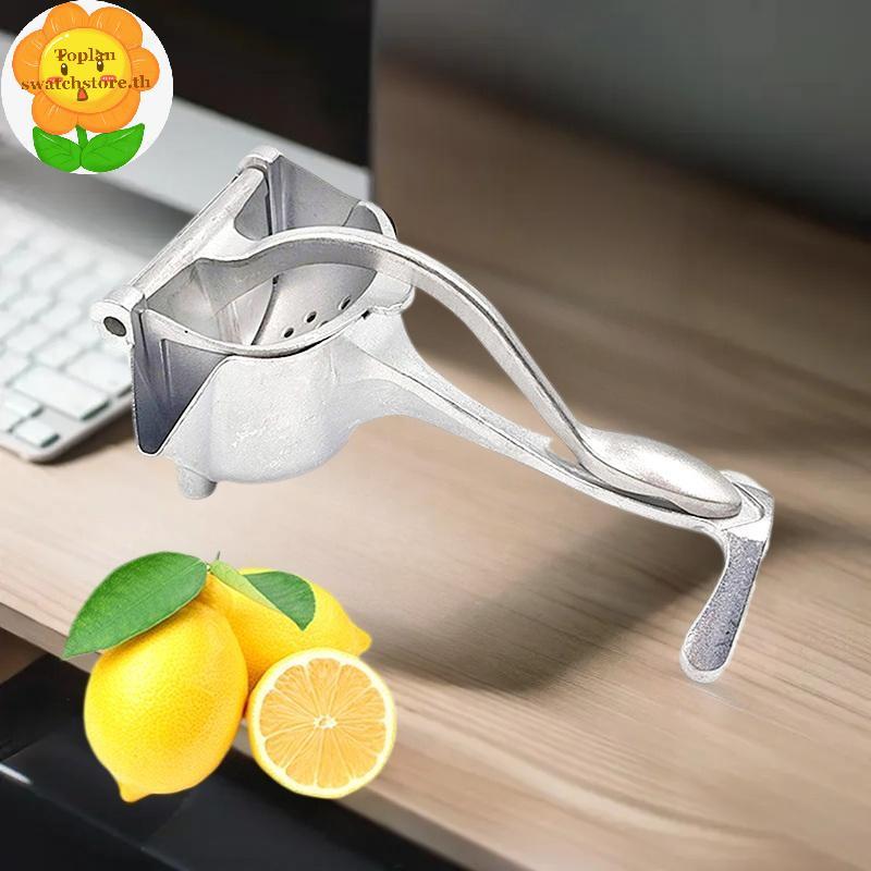 Toplan โลหะ Lemon Squeezer มือกดคั้นน้ําผลไม้สําหรับสีส้มทับทิม Lime คู่มือ Citrus น้ําผลไม้ Maker เครื่องมือครัวเครื่องมือ TH