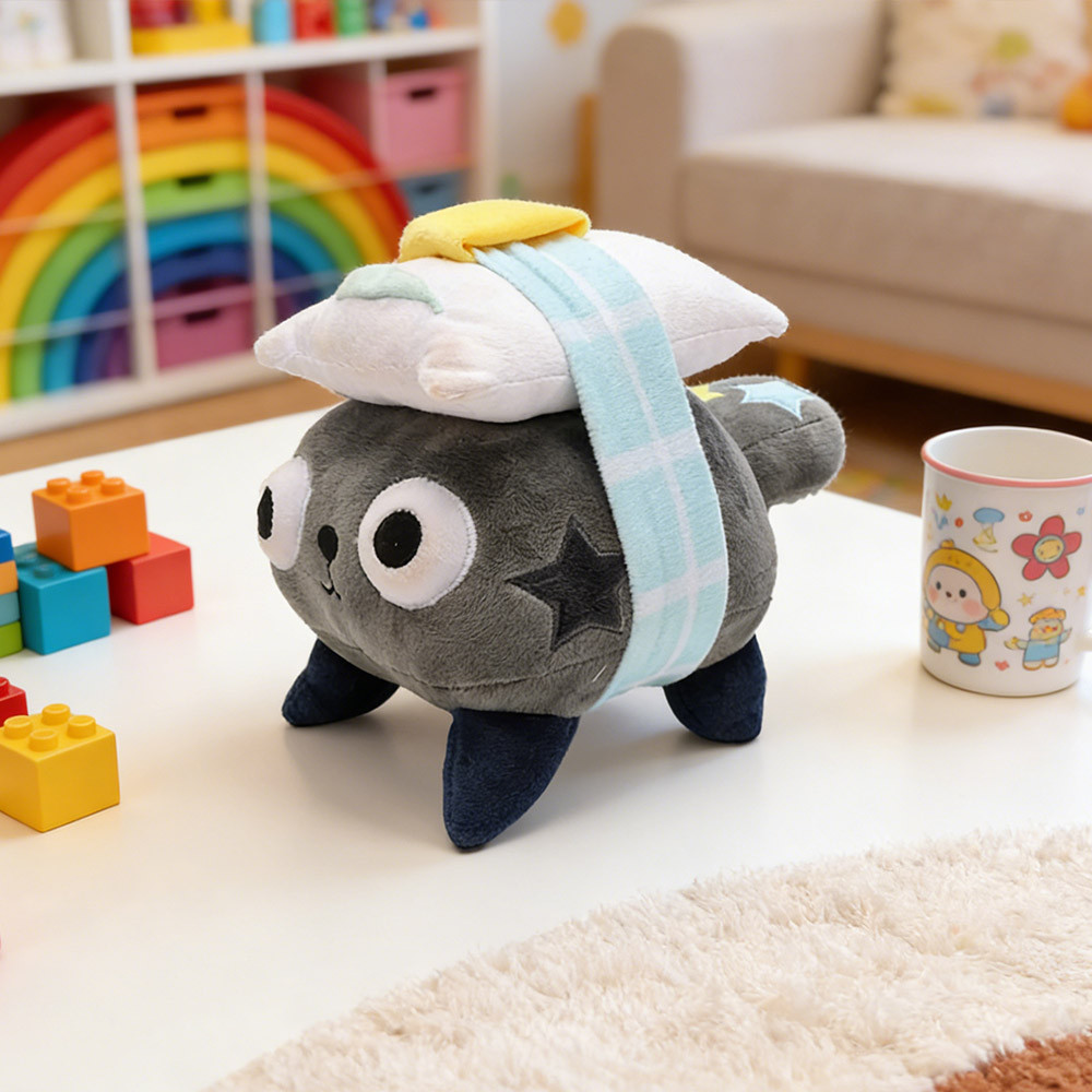 25cm Dandy’S World Plush Served Eggy Pebble Plush Toy Game Peripheral Pebble Doll