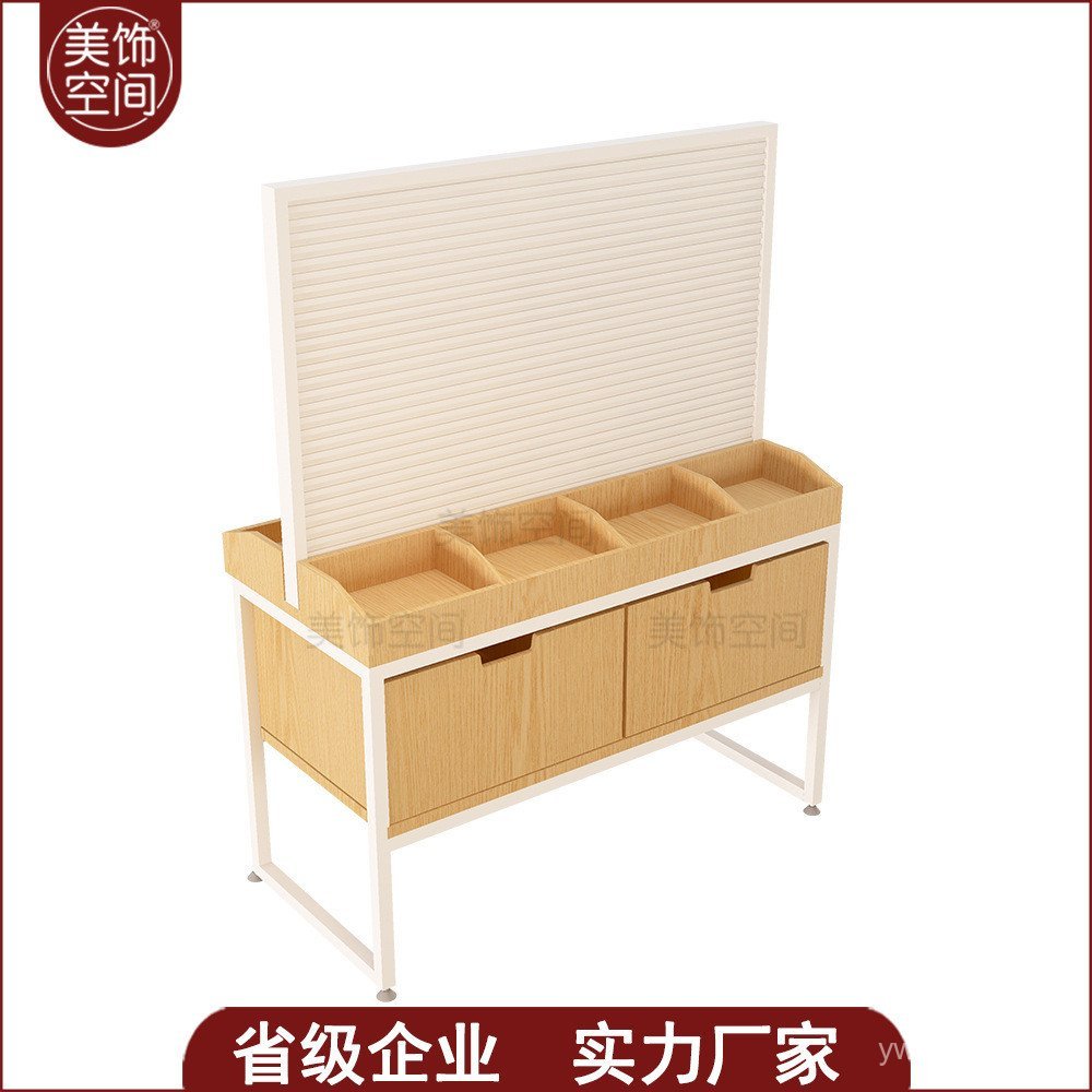 ต่างหูเหล็กไม้สองด้านผู้ถือสร้อยคอเครื่องประดับพรีเมี่ยม MINISO Boutique เครื่องประดับต่างหูชั้นวาง 