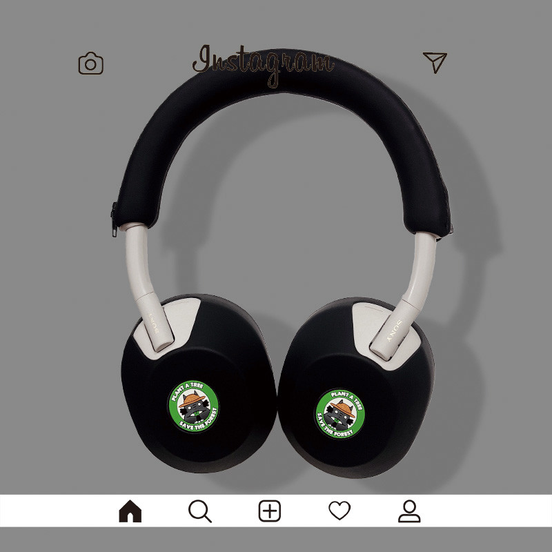 เหมาะสําหรับ Sony/Sony WH-1000XM5/6 ชุดหูฟังตัดเสียงรบกวนบลูทูธซิลิโคนป้องกันกรณีอะนิเมะการ์ตูนแมว W