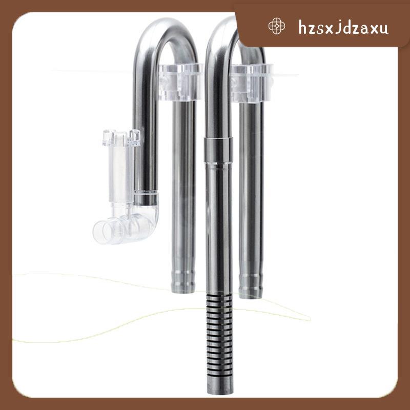 hzsxjdzaxuFish Tank Filter Accessories กุ้งท่อ Bracket Water Inflow & Outflow Skimmer Waterweed ท่อ 