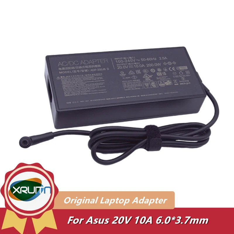 ของแท้ ADP-200JB D 20V 10A 200W แล็ปท็อป AC อะแดปเตอร์สําหรับ Asus ROG Zephyrus G15 GA503Q GA503 GA5