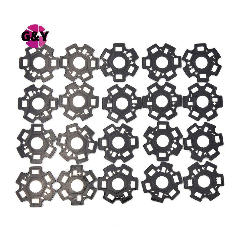 G&Y 20 ชิ้น/100 ชิ้น/ล็อต LED อ่างล้างหน้าความร้อน LED แผ่นฐานอลูมิเนียมลูกปัด LED หม้อน้ําใช้