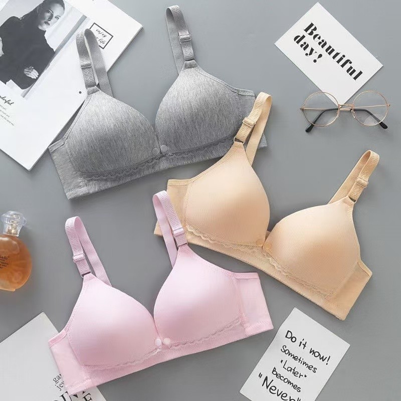 ชุดชั้นในสำหรับให้นมบุตรแบบบางเบา มีซิปด้านหน้า ช่วยรวบรวมและป้องกันการห้อยตัว สำหรับสตรีตั้งครรภ์และหลังคลอด