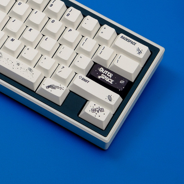 คีย์แคปไทย คีย์แคป keycap NASA NASA Original Keycap PBT ด้านเดียวที่กําหนดเองทึบแสงระเหิด Keycap คีย