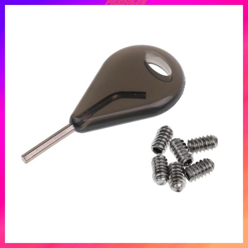 [Predolo2] 6 ชิ้น Grub สกรูและกุญแจ - ชุดอุปกรณ์เสริมครีบกระดานโต้คลื่น - สําหรับ SUP Surf Surf Surf