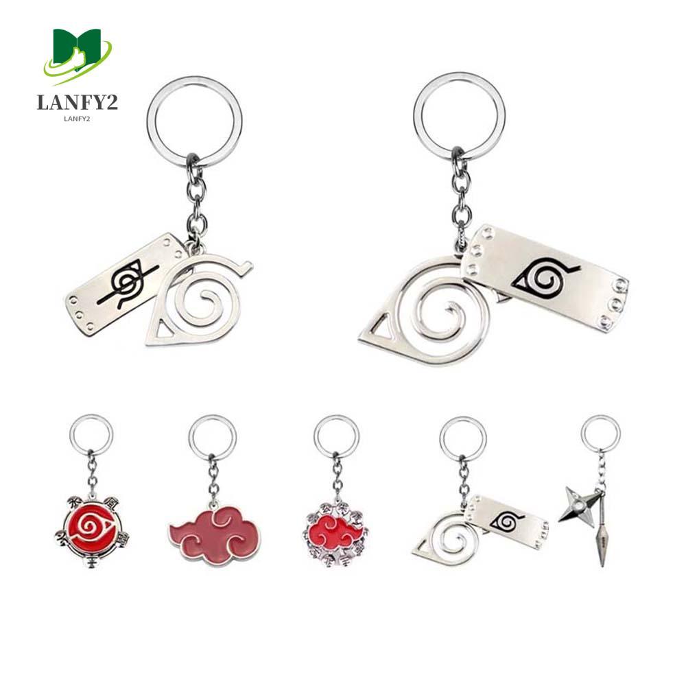 ALANFY Naruto Key Rings Red Cloud Special Car Key Chain พวงกุญแจการ์ตูน พวงกุญแจ พวงกุญแจรถยนต์ Naru