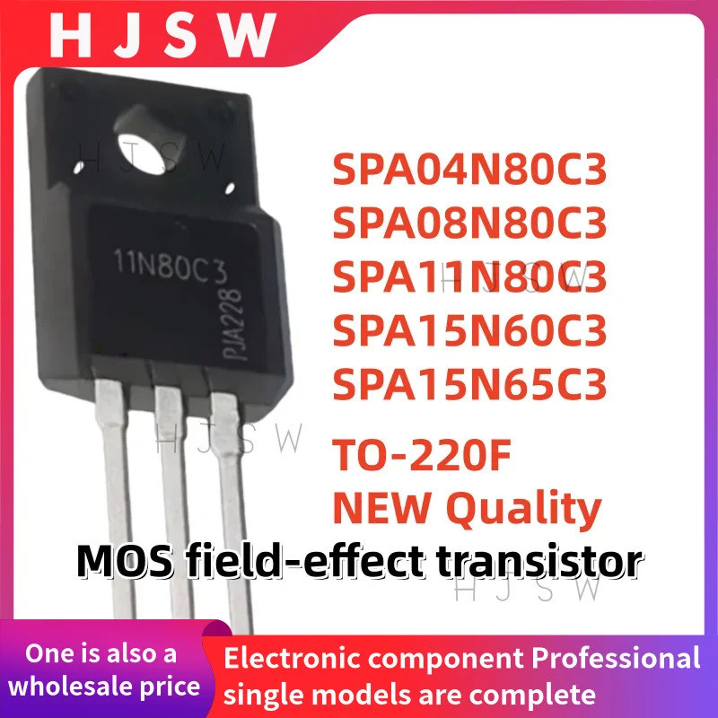 5PCS SPA04N80C3 SPA08N80C3 SPA11N80C3 SPA15N60C3 SPA15N65C3 04N80C3 08N80C3 11N80C3 15N60C3 15N65C3 