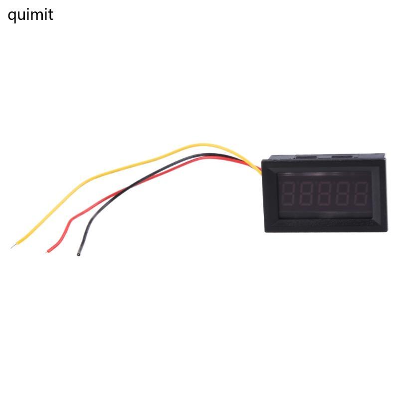 QUIM Precision 5 หลัก Amp Meter DC 0 0000-3 0000A แอมป์มิเตอร์ดิจิตอลจอแสดงผล mA ดิจิตอลแอมป์มิเตอร์