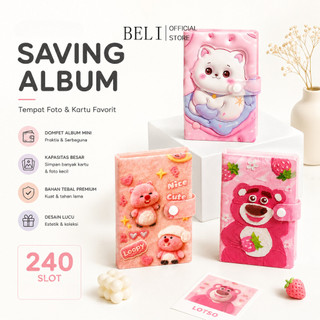 BeliMurah Album Foto Tahan Air 120/240 Slot Buku Tabungan 120/240 Slot Menabung 240 Hari