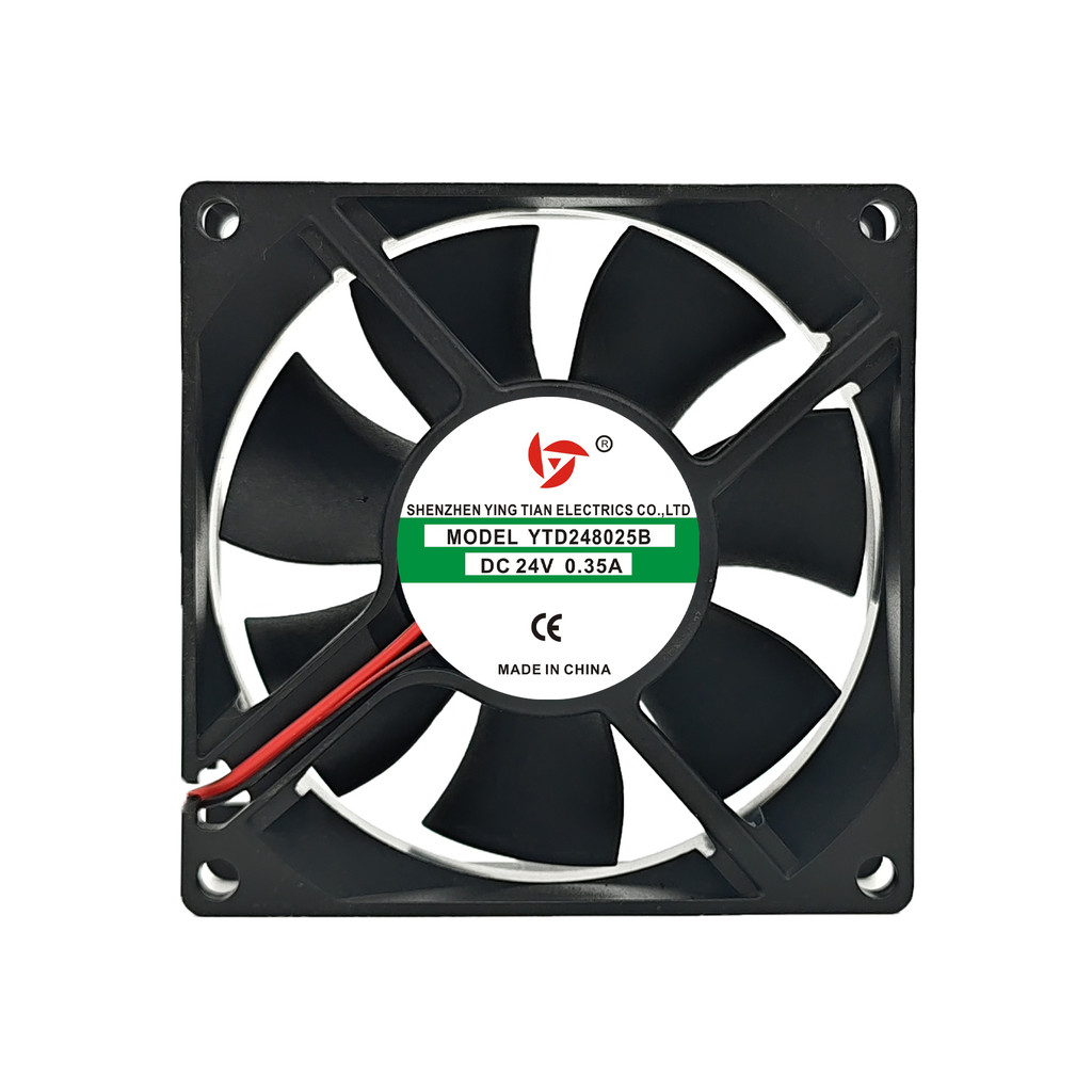 YTD248025S/B/0M1 24V 0.3A/0.23A เส้นผ่านศูนย์กลางไอเสียระบายอากาศอินเวอร์เตอร์ไฟฟ้าพัดลมเครื่องเชื่อ