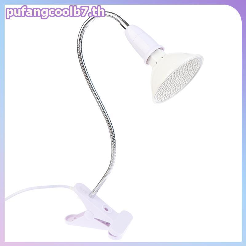 PUCOOL หลอดไฟบําบัดด้วยแสงสีแดงพร้อมคลิปโคมไฟ LED 660nm สีแดงและ 850nm ใกล้อุปกรณ์บําบัดคอมโบอินฟราเ