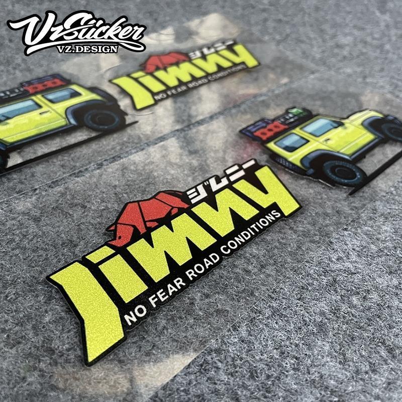Suzuki Jimny Body สติ๊กเกอร์ตกแต่งสติกเกอร์สะท้อนแสง JDM Rhino Label สติกเกอร์รถดัดแปลงฟิล์มการ์ตูน