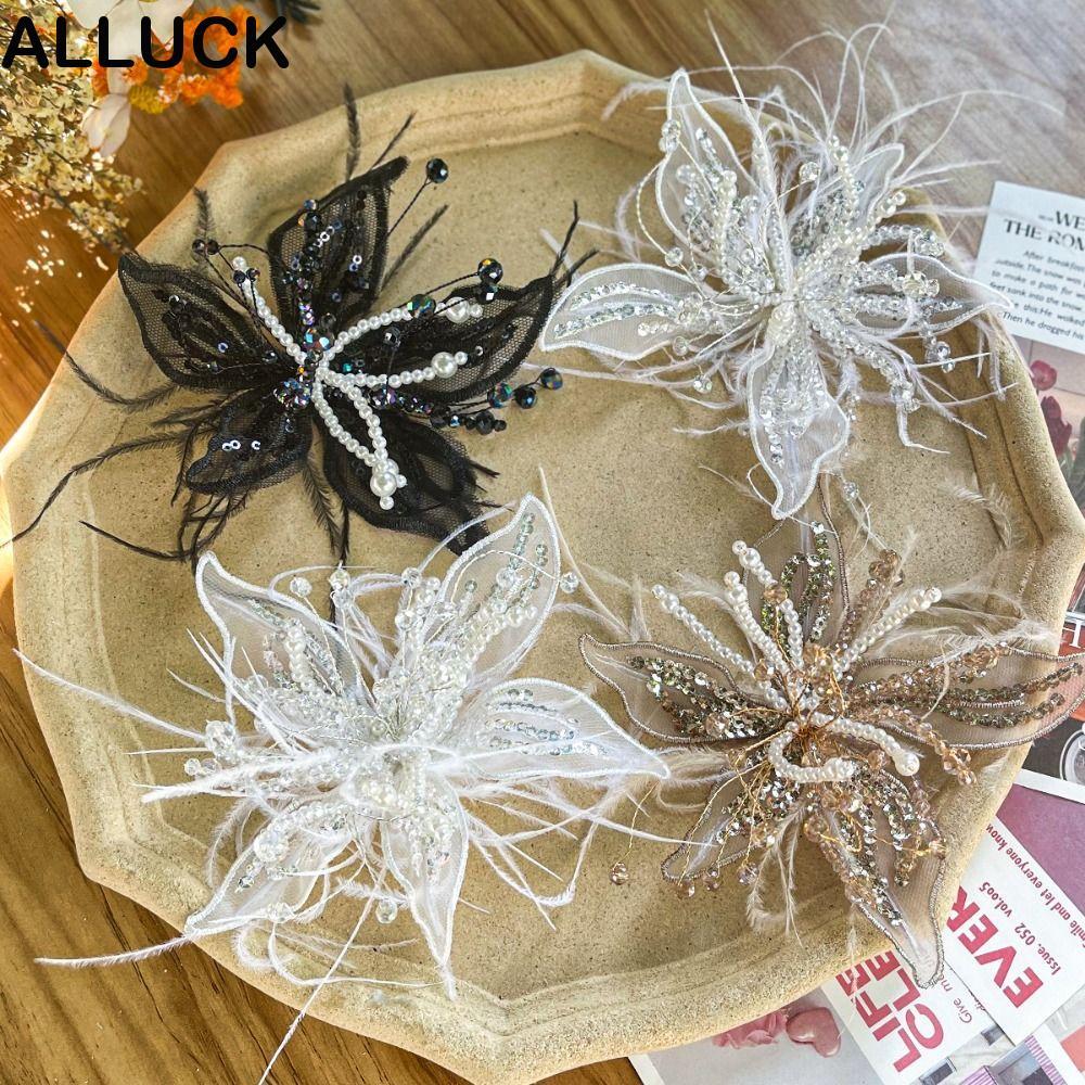 ALLUCK Organza ดอกไม้ Patch