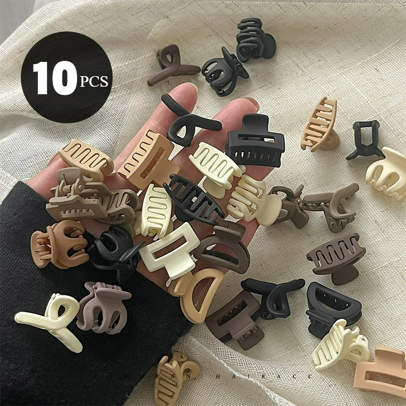 10 ชิ้นส่งสุ่มน่ารัก Mini Grip Hairpin Bangs กิ๊บติดผมถัก Hairpin (แพ็คเกจ Opp)