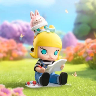 100% POPMART กําลังมองหา MOKKO Series Mystery Box SP DIMOO รูปตกแต่งของขวัญสาว