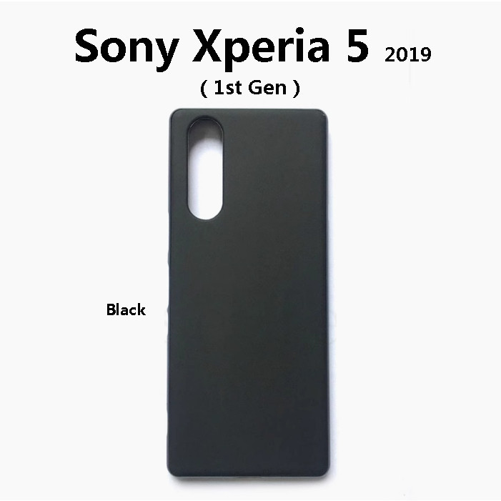 Sony Xperia 5 2019 ( J8210, J8270, J9210, SOV41 ) เคสซิลิโคนยาง TPU แบบนุ่มด้านหลังฝาครอบโทรศัพท์ Pr