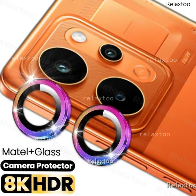 RealmeP4 Power 5G อลูมิเนียมกล้องสําหรับ Realme P4Power HD แหวนโลหะ กระจกนิรภัย เลนส์กล้อง หลังฟิล์มโทรศัพท์