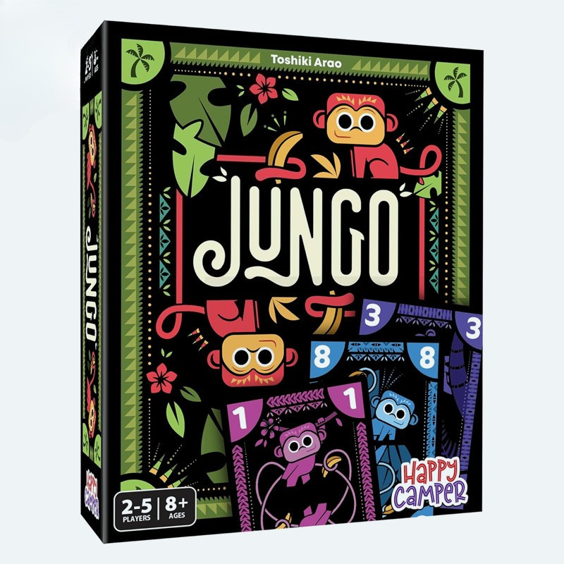 Happy Camper - Jungo | A Simple Card Game of Not-so-Simple Choices | Perfect for Travel, Camping, Family Game Night