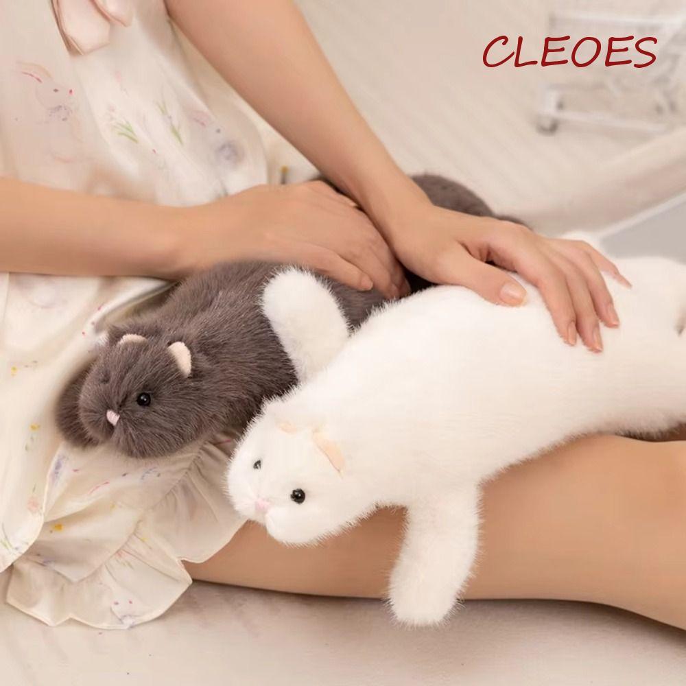 CLEOES Plush Ferret ตุ๊กตาของเล่น,นุ่มเหมือนจริงลักษณะ Ferret ของเล่นตุ๊กตา,มาพร้อมกับตุ๊กตาสมจริงออ