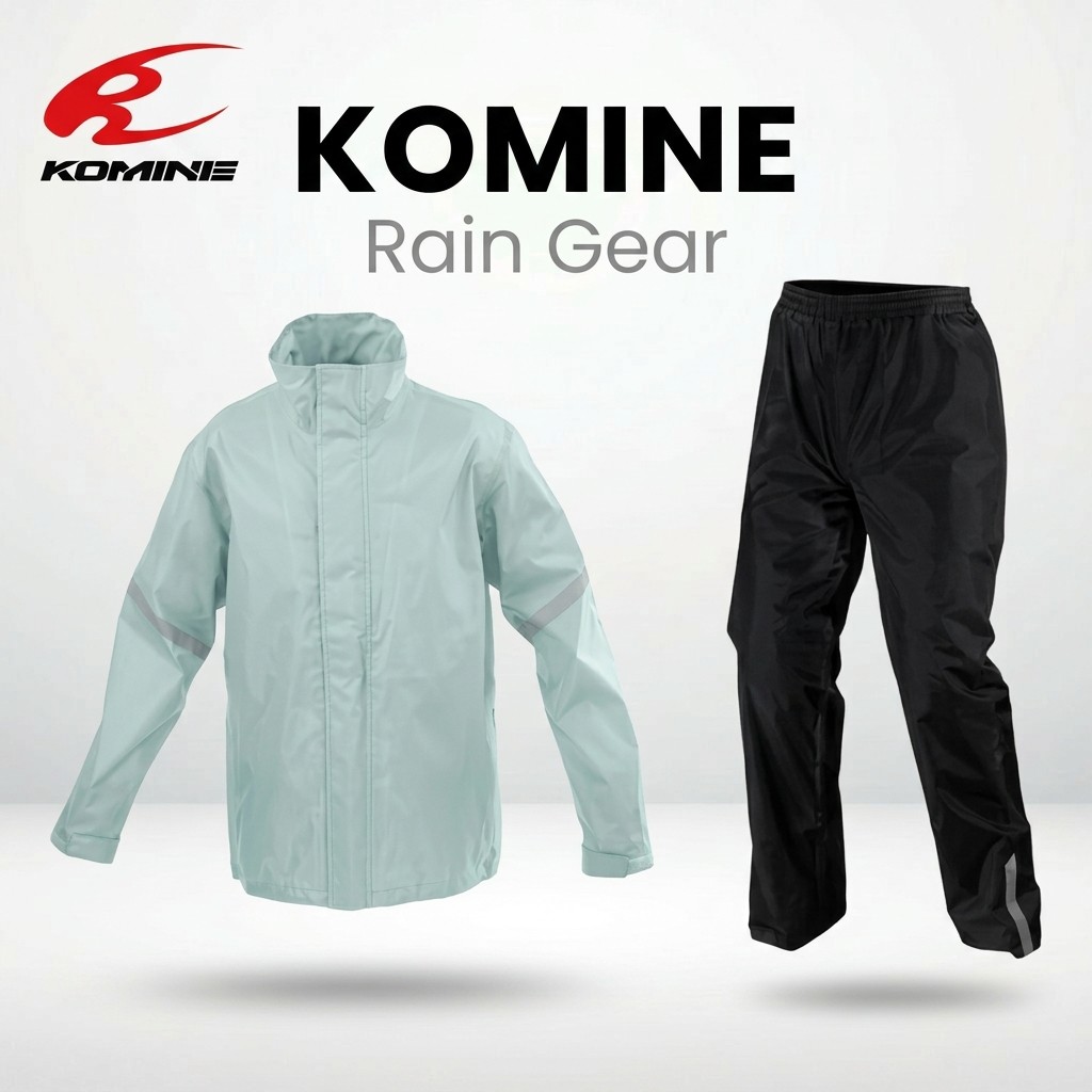 ชุดกันฝนมอเตอร์ไซค์ KOMINE RK-5433 (Standard Rainwear) | KOMINE RK-5433 Standard Motorcycle Rain Gea