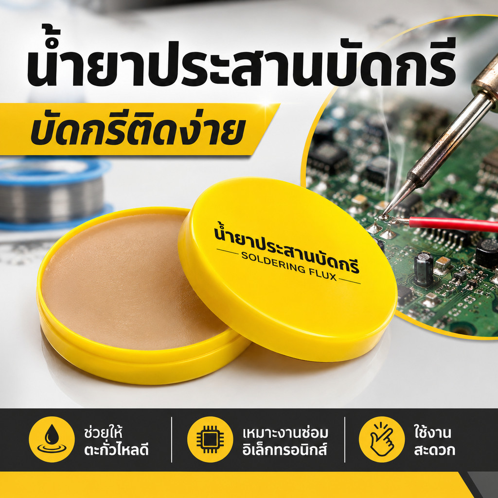 💥Ultracore ฟลักซ์ น้ำยาประสาน ตะกั่วบัดกรี ไม่มีฤทธิ์กัดกร่อน