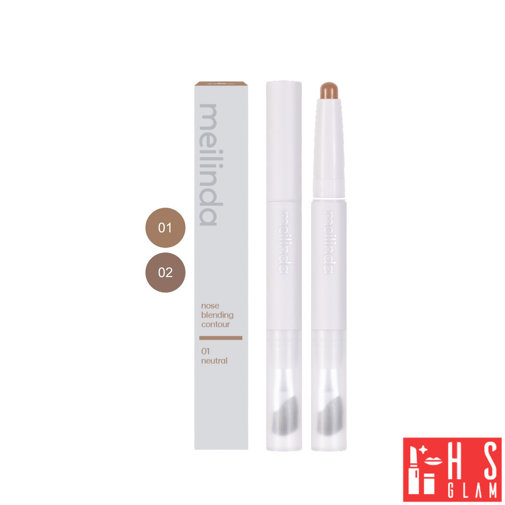 MEILINDA Nose Blending Contour เมลินดา คอนทัวร์แท่ง เนื้อครีม เกลี่ยง่าย เนียนนุ่ม พกพาสะดวก ใช้ง่าย